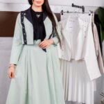 فستان نسائي معطف قصير & تنورة