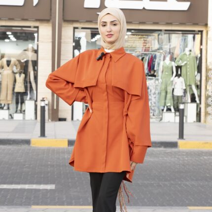 جاكيت نسائي بقصة صدر