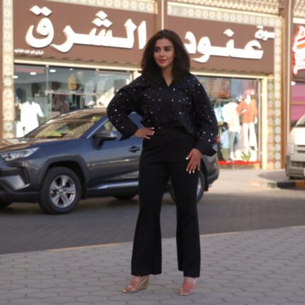 قميص نسائي لامع